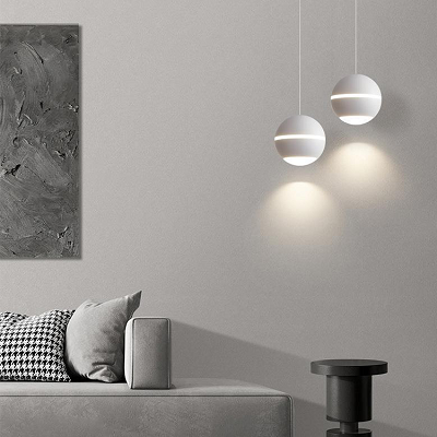 Modern Metals Glass Led Pendant Light