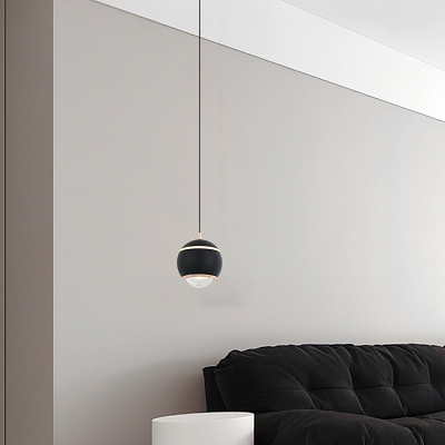 Modern Metals Glass Led Pendant Light