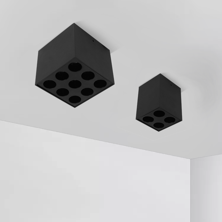 Aluminum Square Ceiling COB Spotlight