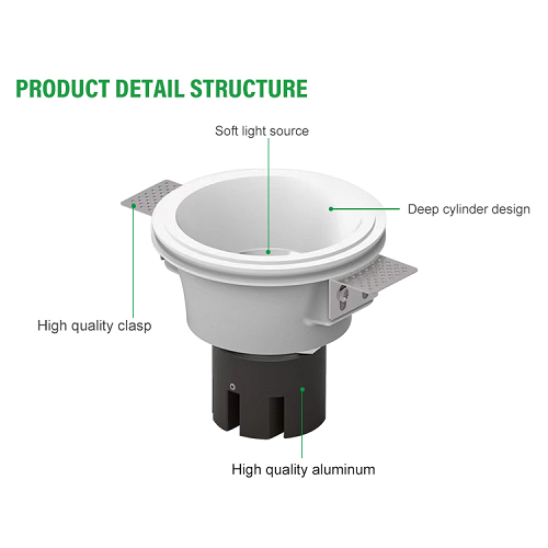  Intelligent Embedded Ceiling Led Gypsum Light 