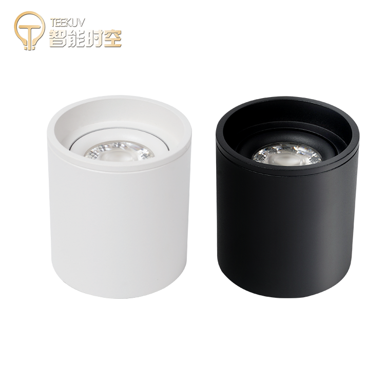 White Black Surface Mounted Led Downlight 