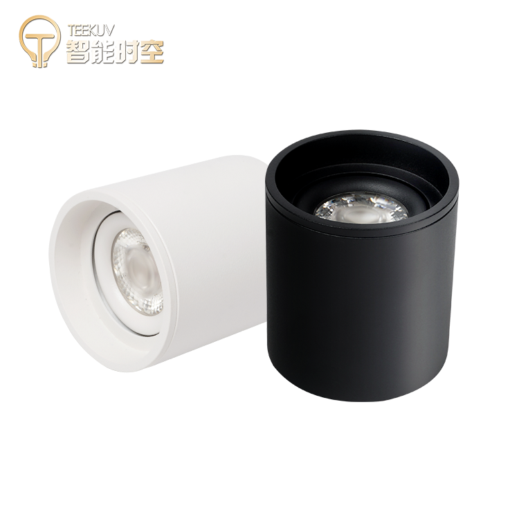 White Black Surface Mounted Led Downlight 