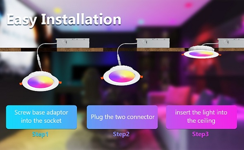 RGBW Led DownLight Spotlight 